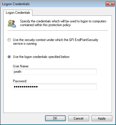 Removing Gfi Endpoint Security Agent Manually