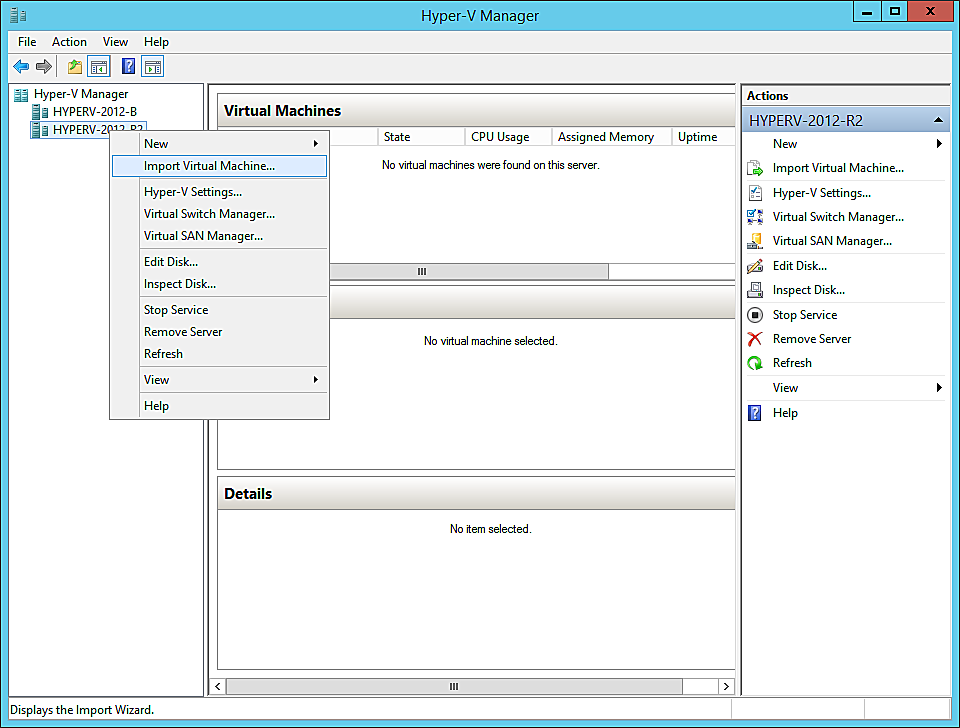 Install The Virtual Machine On Hyper V