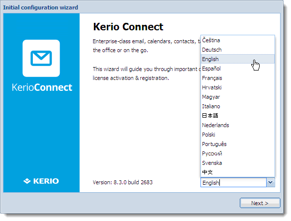 kerio connect client login