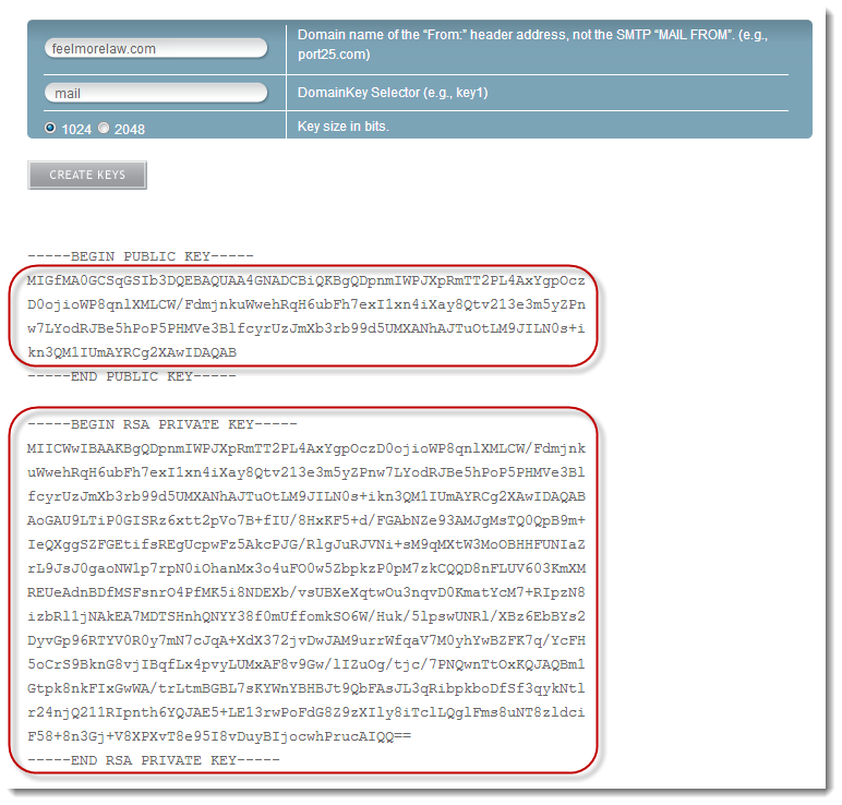 Generate Dkim Key For Domain