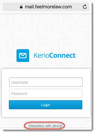 kerio connect app