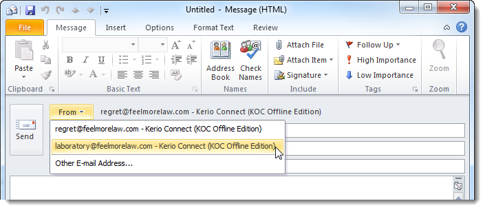 how to add two email accounts in outlook