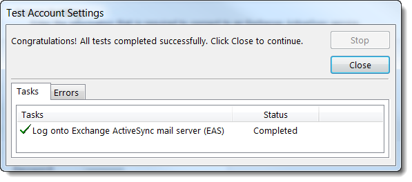 find microsoft activesync server name