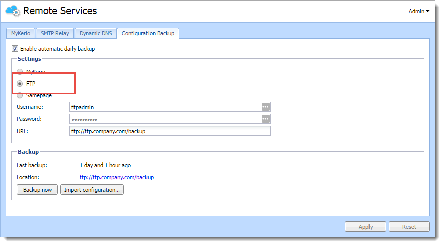 Saving configuration перевод. FTP upload. Backup kerio Control. Проброс порта kerio Control. FTP стиль.