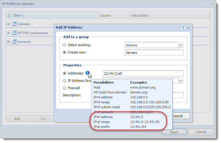 ipv6 compressing rules