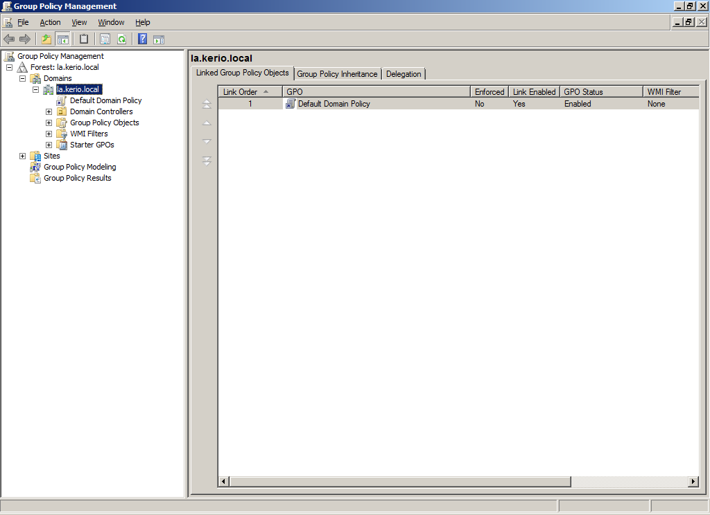 group policy link enabled