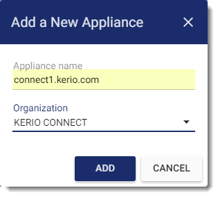 kerio connect appliance