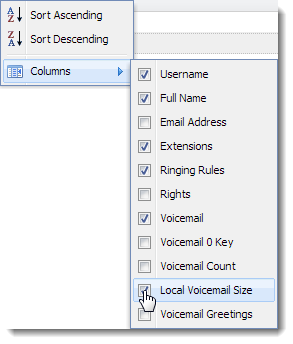 Configuring Voicemail