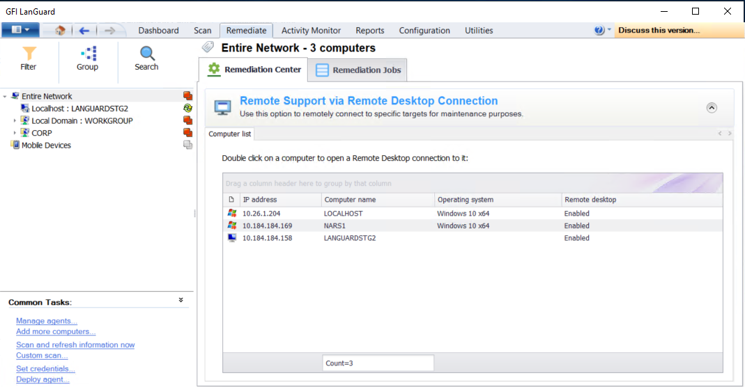 microsoft remote desktop manager lost all connections