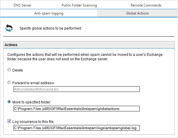 move mailessentials to different server