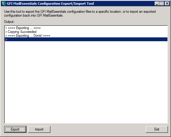 Exporting And Importing Settings Manually