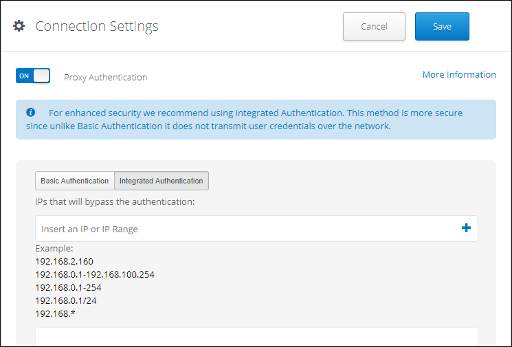 Authentication needs to be enabled nxfilter